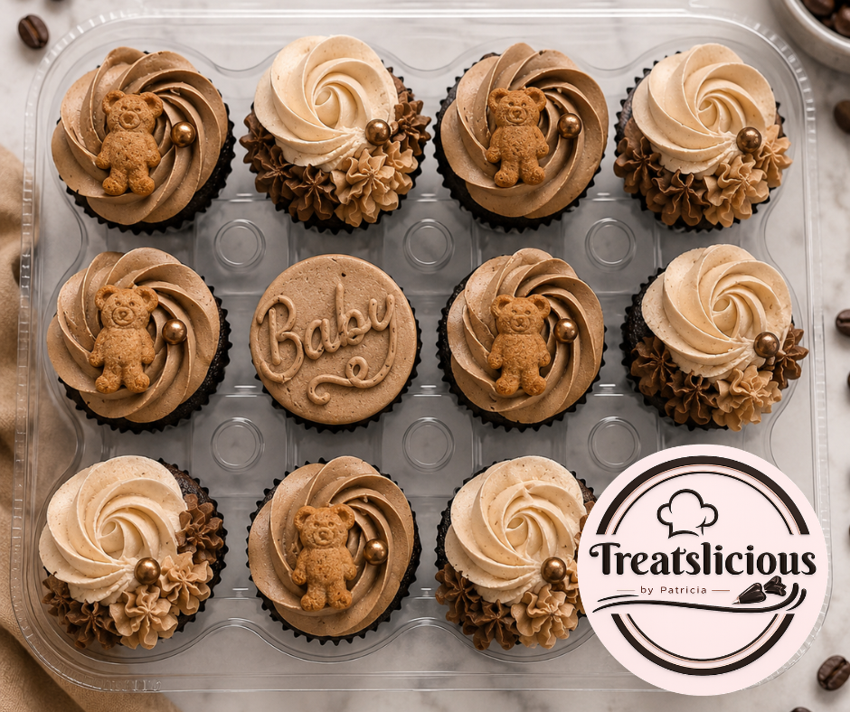 Cupcake : Mocha Flavor - 1 DOZEN